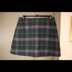 UNIQLO Plaid A-Line Skirt